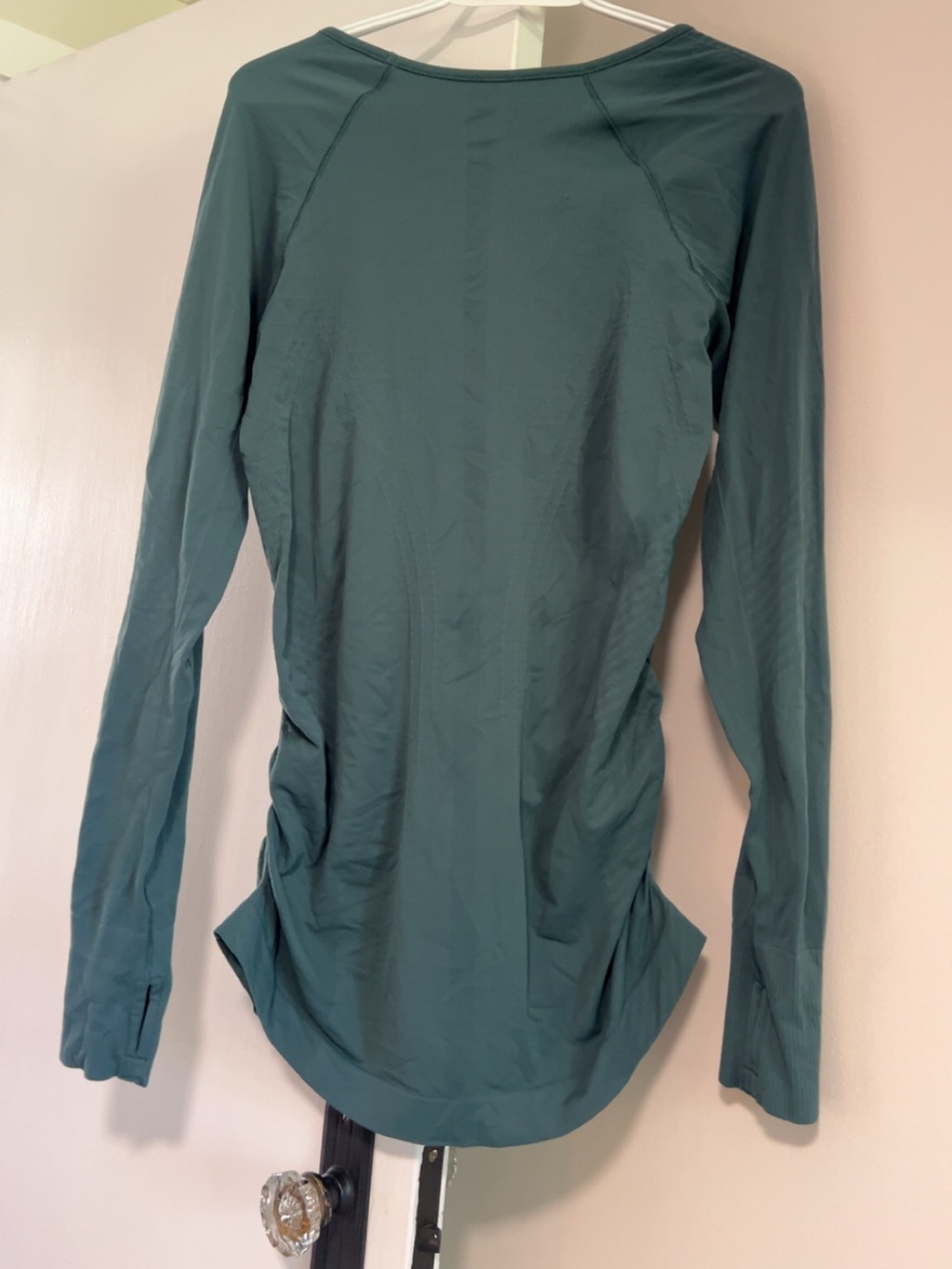 Athleta Long-Sleeve Performance Top in Teal Green